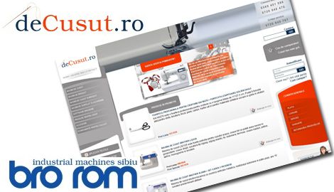 Magazin online - Bro RomWeb design Sibiu