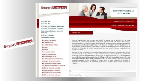 Website prezentare - Suport FirmeWeb design Sibiu