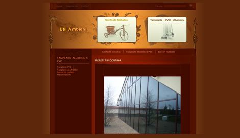 Website prezentare - Util AmbientWeb design Sibiu